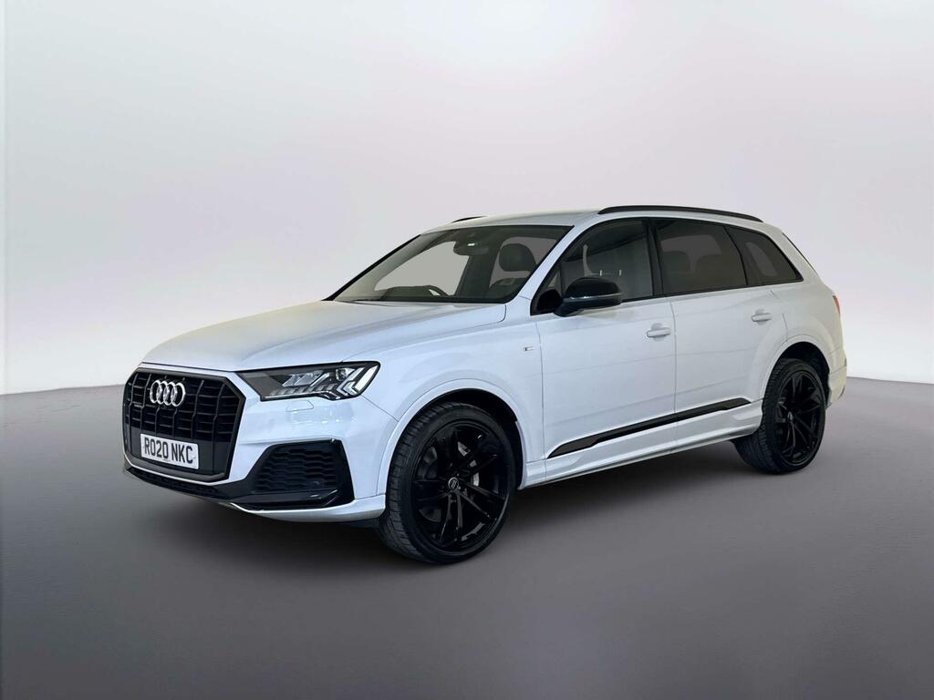 Audi Q7 3.0 Tdi V6 50 Black Edition Suv Tiptron RO20NKC White #4