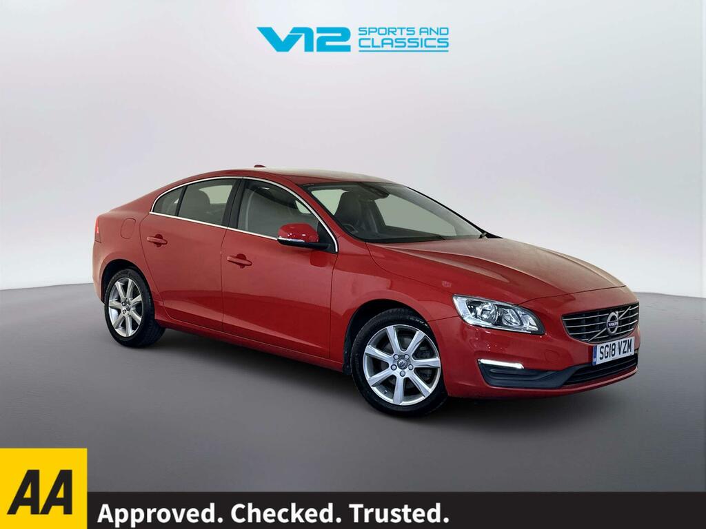 Volvo S60 2.0 D2 Se Nav Saloon Euro 6 Ss Red