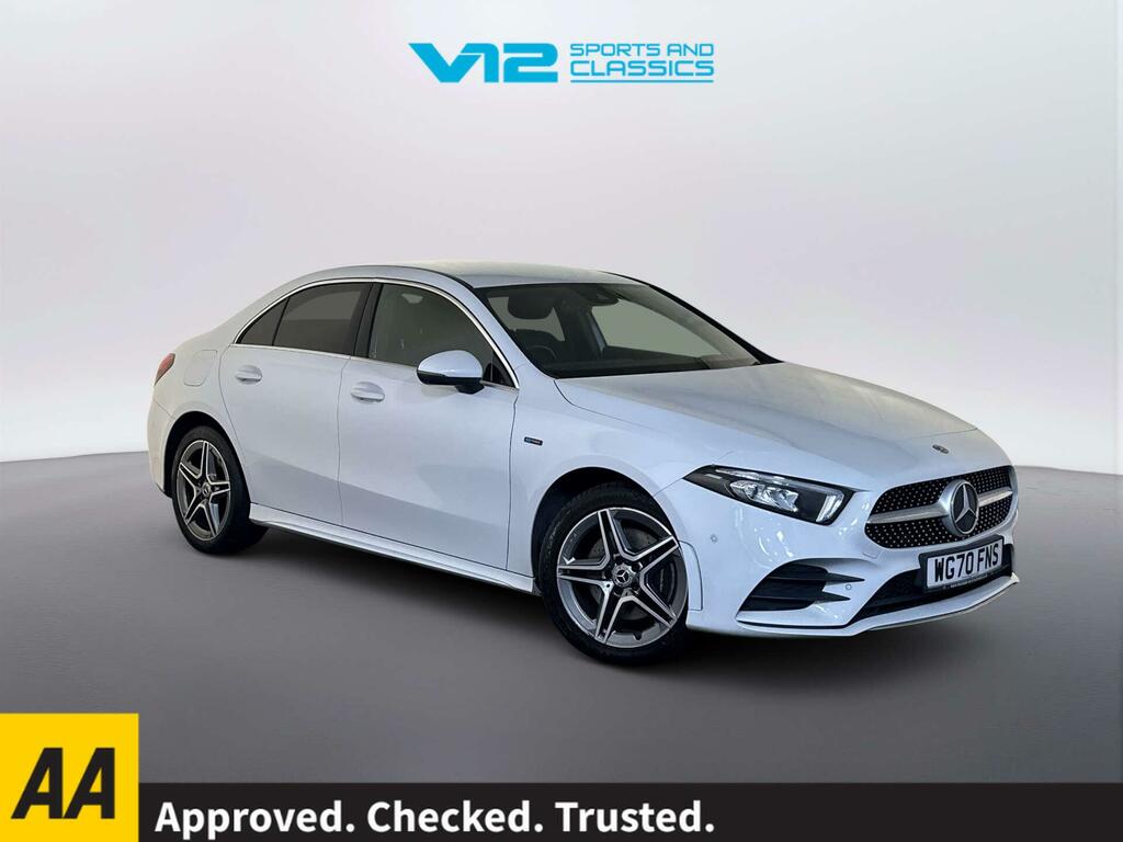 Mercedes-Benz A Class 1.3 A250e 15.6Kwh Amg Line Executive Saloon White