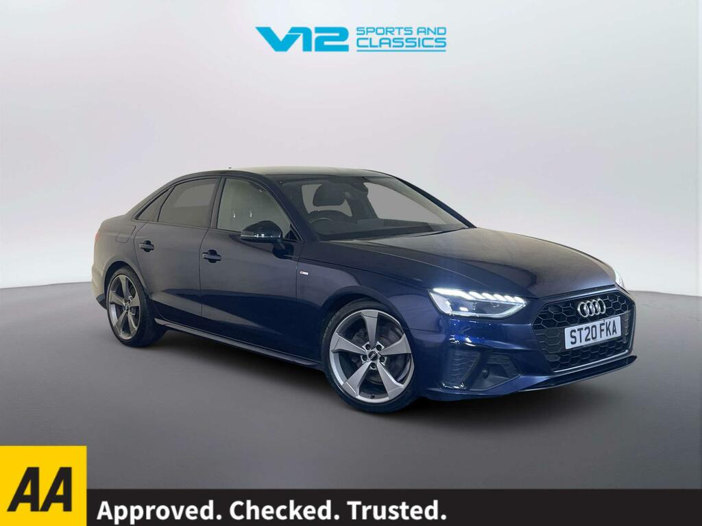 Audi A4 2.0 Tfsi 35 Black Edition Saloon Blue