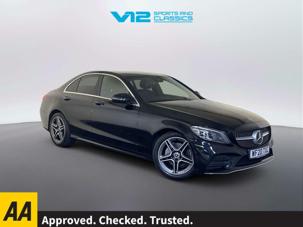 Mercedes-Benz C Class 1.5 C200 Mhev Eq Boost Amg Line Premium Saloon 4 Black
