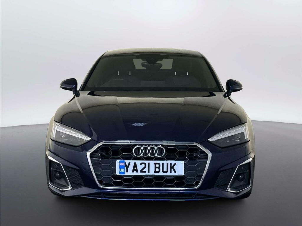 Audi A5 2.0 Tdi 35 S Line Sportback S Tronic Eu YA21BUK Blue #3