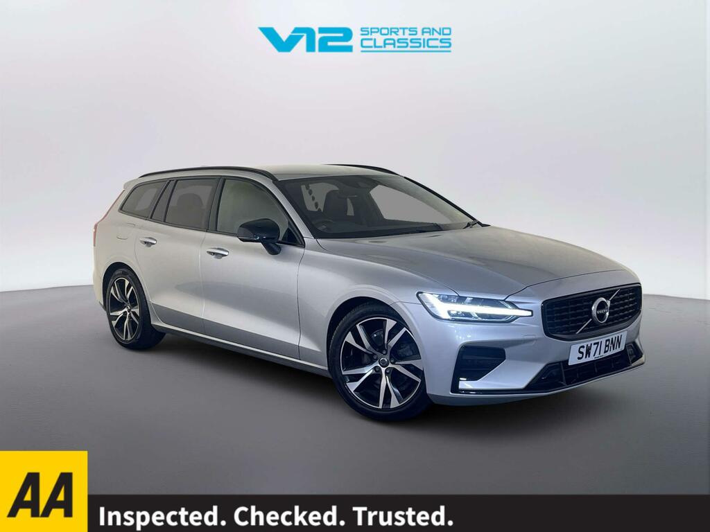 Volvo V60 2.0 B3 Mhev Plus Dct Euro 6 Ss Silver