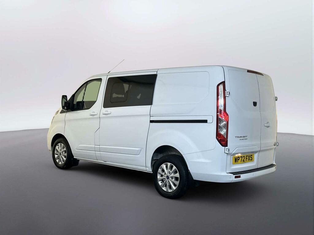 Ford Transit Custom 2.0 320 Ecoblue Limited Crew Van Double Cab Di WP72FXS White #6