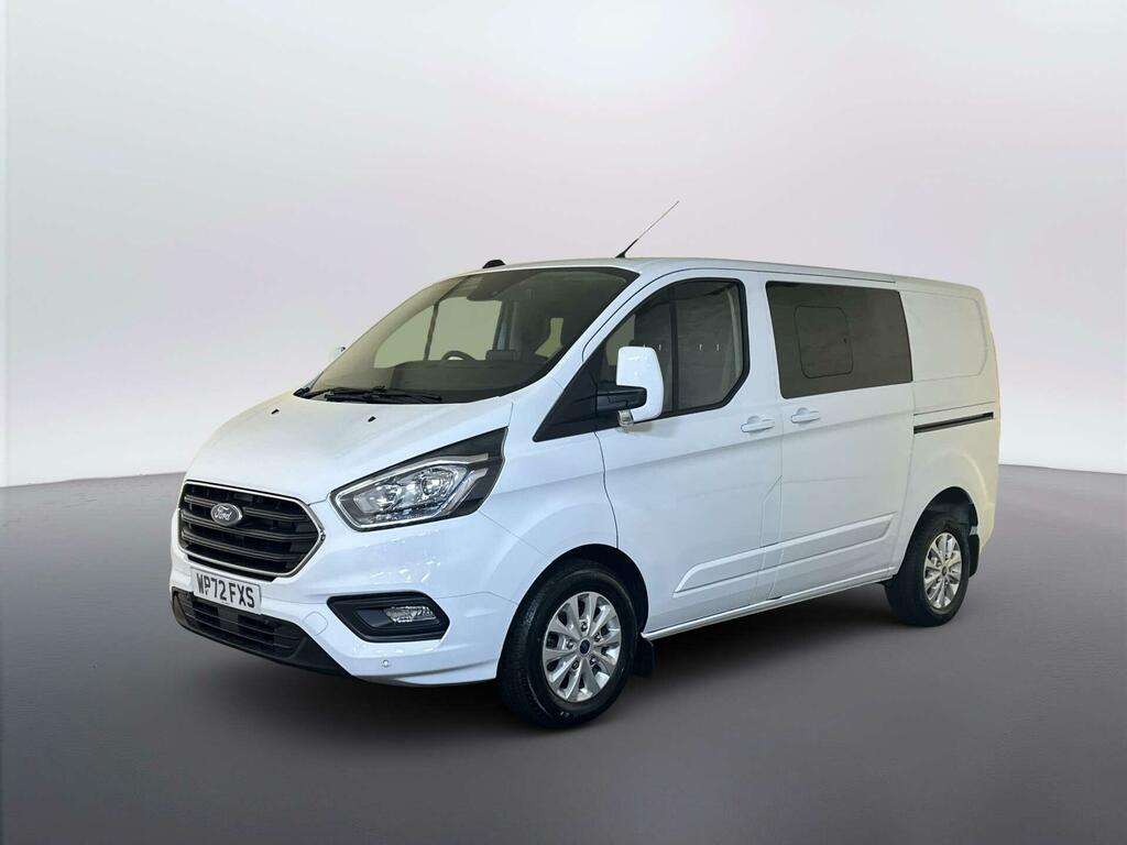 Ford Transit Custom 2.0 320 Ecoblue Limited Crew Van Double Cab Di WP72FXS White #4