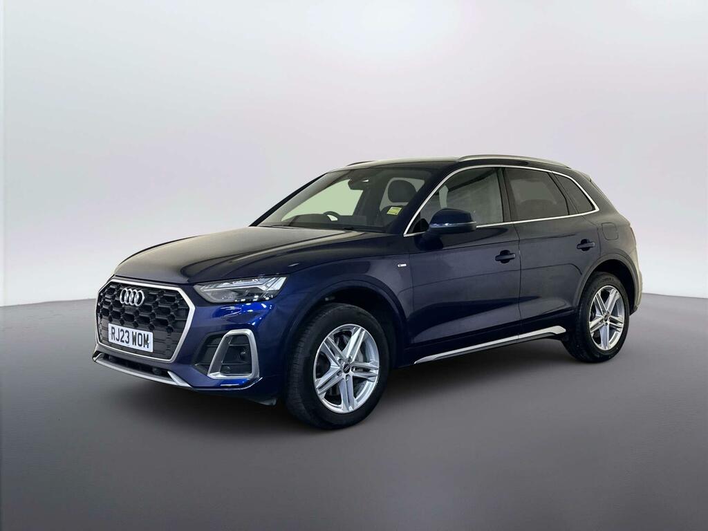 Audi Q5 2.0 Tfsie 50 S Line Suv Plug-in Hybrid RJ23WOM Blue #4