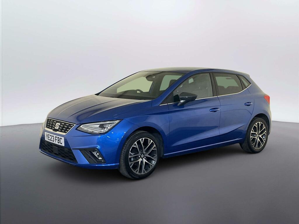 Seat Ibiza 1.0 Tsi Xcellence Lux Hatchback YE23FBC Blue #4