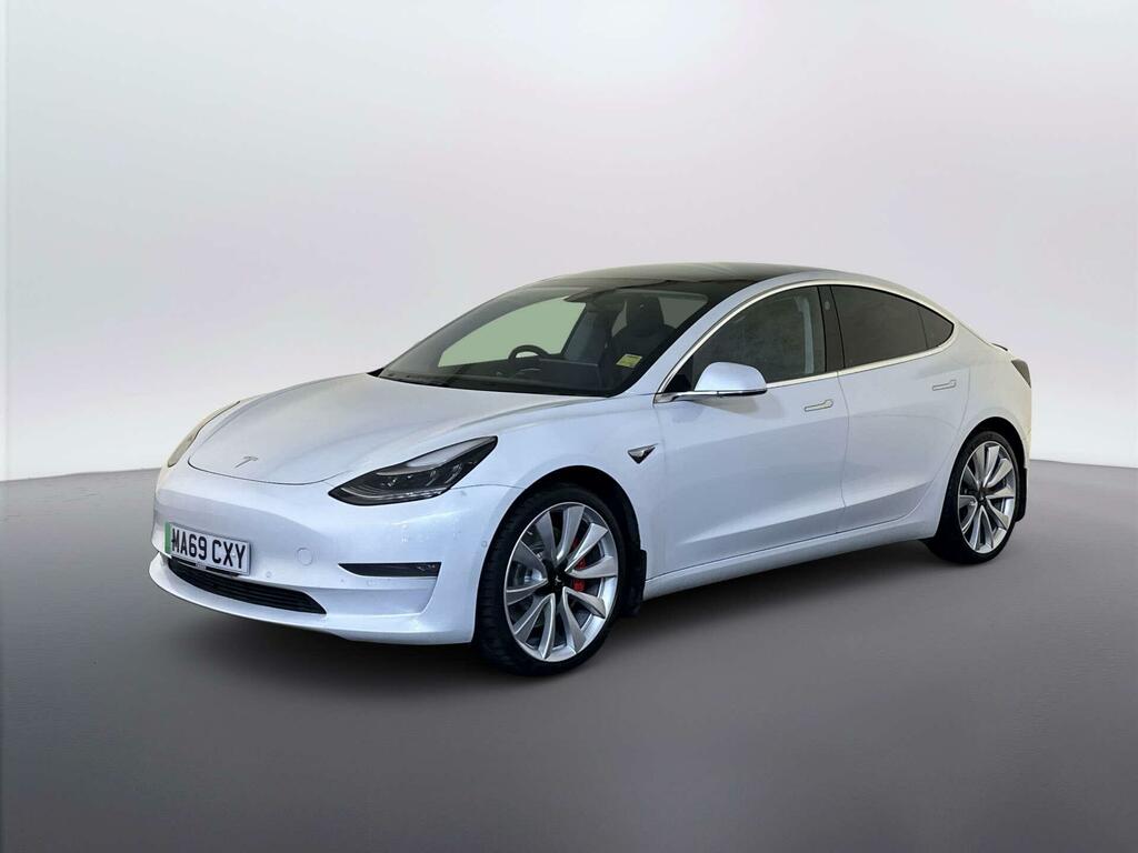Tesla Model 3 Dual Motor Performance Saloon MA69CXY White #4