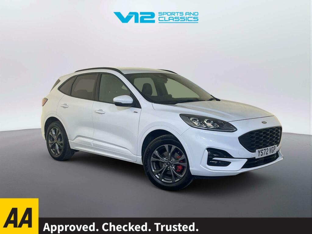 Ford Kuga 2.5 Ecoboost Duratec 14.4Kwh St-line Suv Petro White