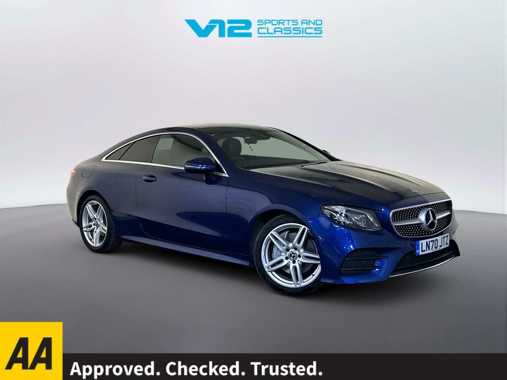 Mercedes-Benz E Class 2.0 E220d Amg Line Premium Coupe G-tr Blue
