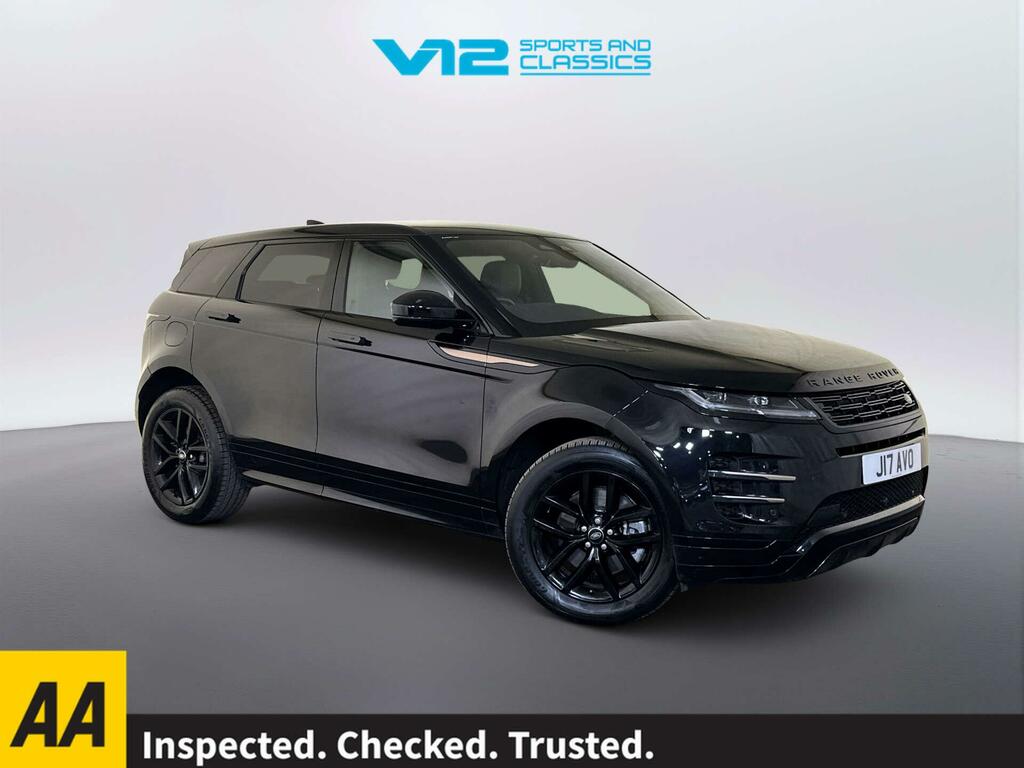 Land Rover Range Rover Evoque 1.5 P300e 11.9Kwh Dynamic Se Suv Plug-i Black