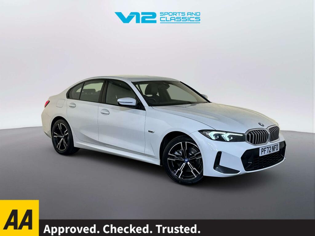 BMW 3 Series 2.0 330E 12Kwh M Sport Saloon Plug-in H White
