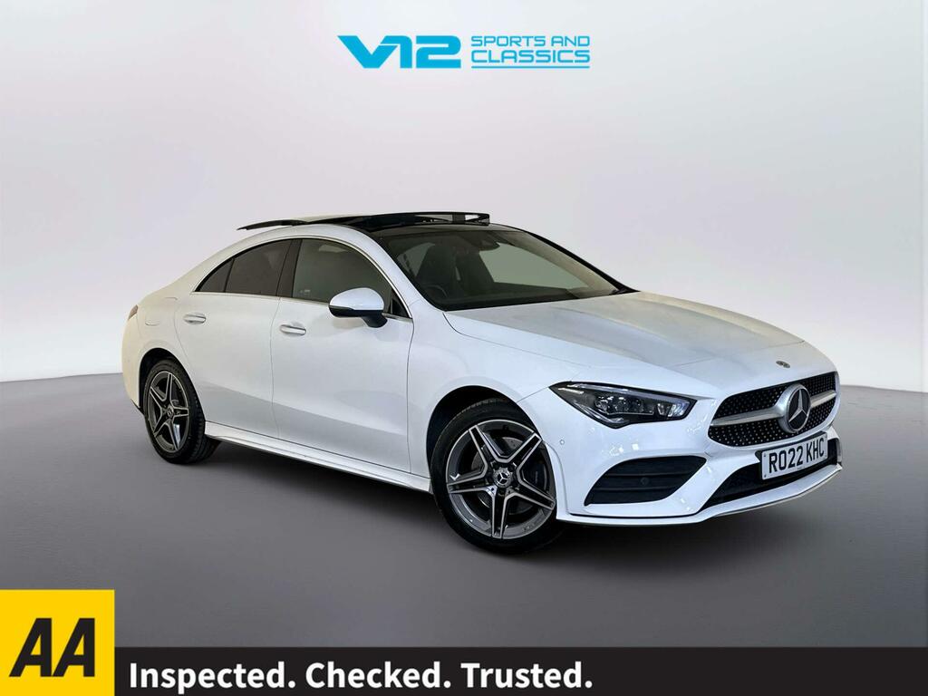 Mercedes-Benz CLA Class 1.3 Cla250e 15.6Kwh Amg Line Premium Plus Coupe White