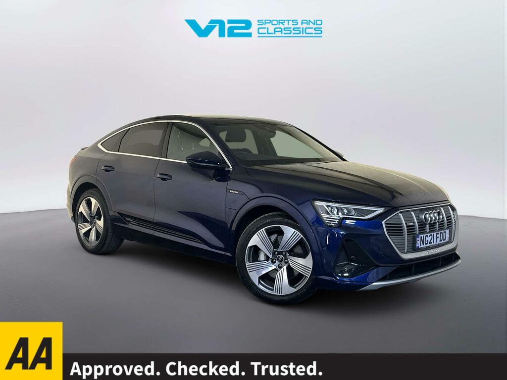 Audi E-tron 55 S Line Sportback Quattro 95Kw Blue