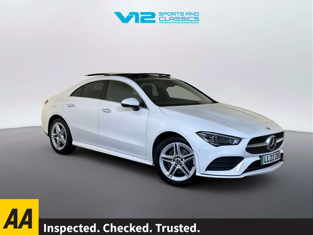 Mercedes-Benz CLA Class 1.3 Cla250e 15.6Kwh Amg Line Premium Plus Coupe White