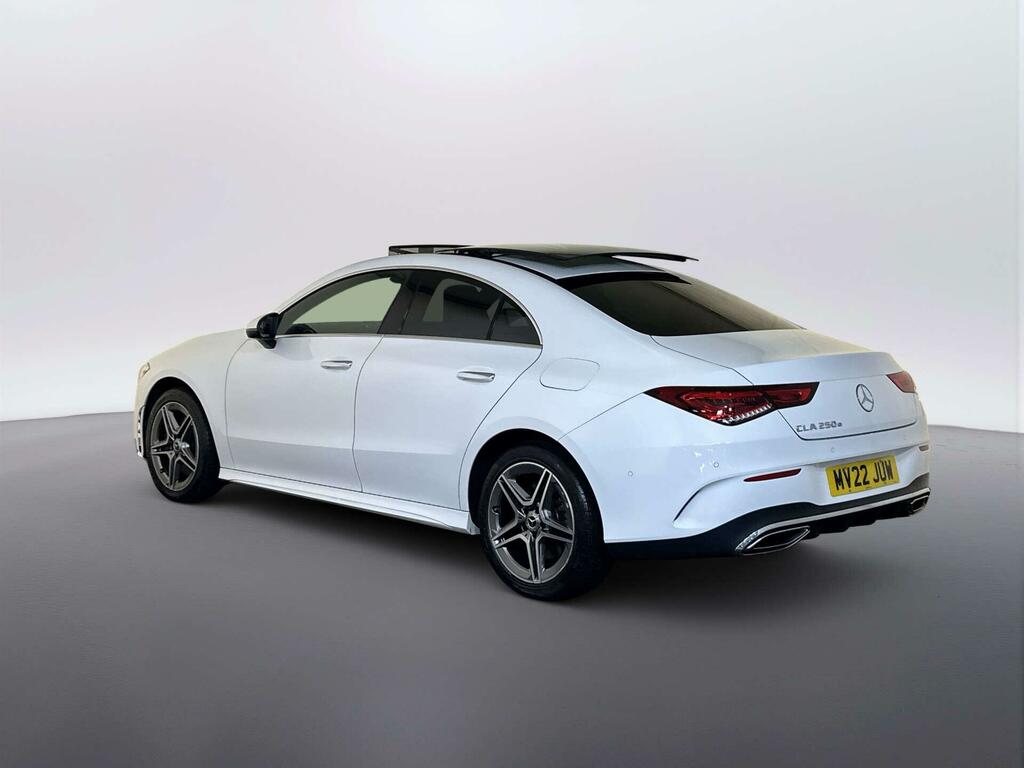Mercedes-Benz CLA Class 1.3 Cla250e 15.6Kwh Amg Line Premium Plus Coupe White #6