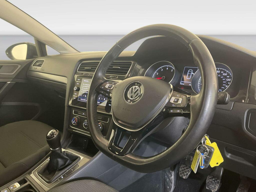 Volkswagen Golf Se White #13