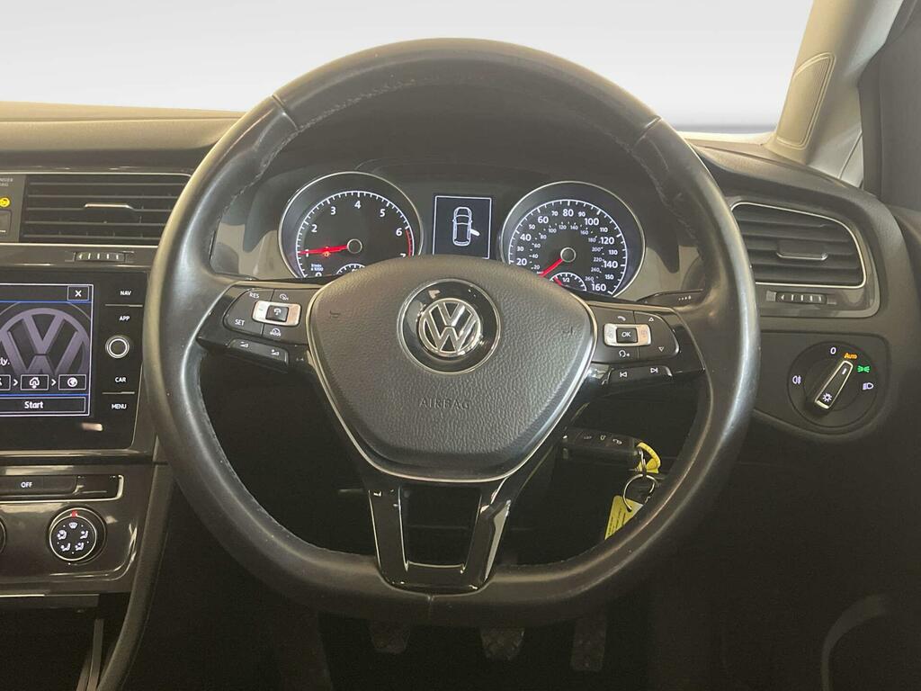 Volkswagen Golf Se White #14
