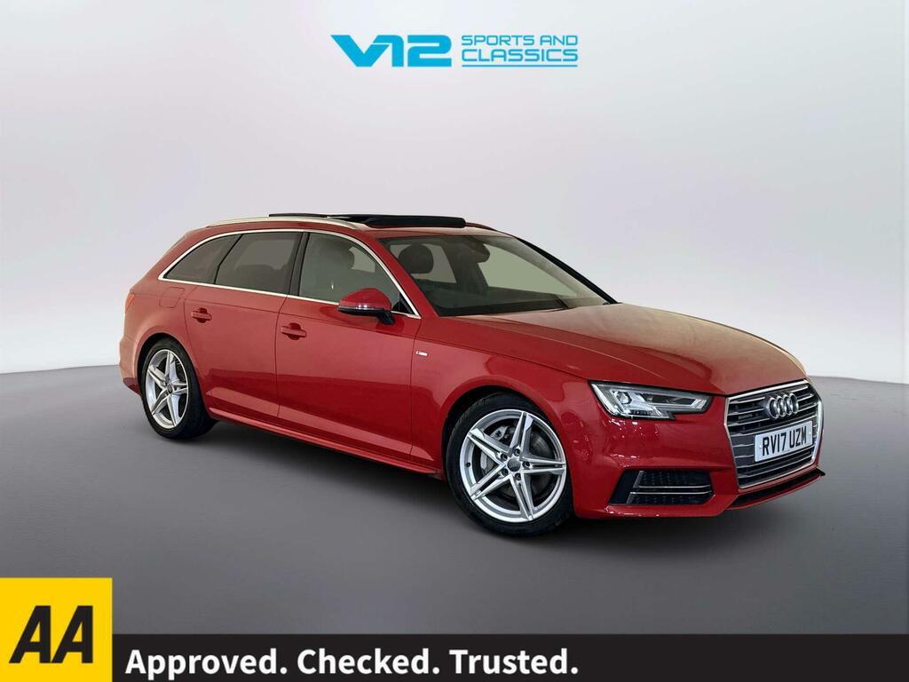 Audi A4 Avant 3.0 Tdi V6 S Line Estate S Tronic Quatt Red