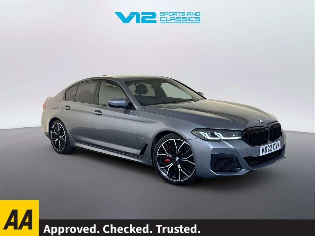 BMW 5 Series 2.0 520D Mht M Sport Saloon Hybrid Step Grey
