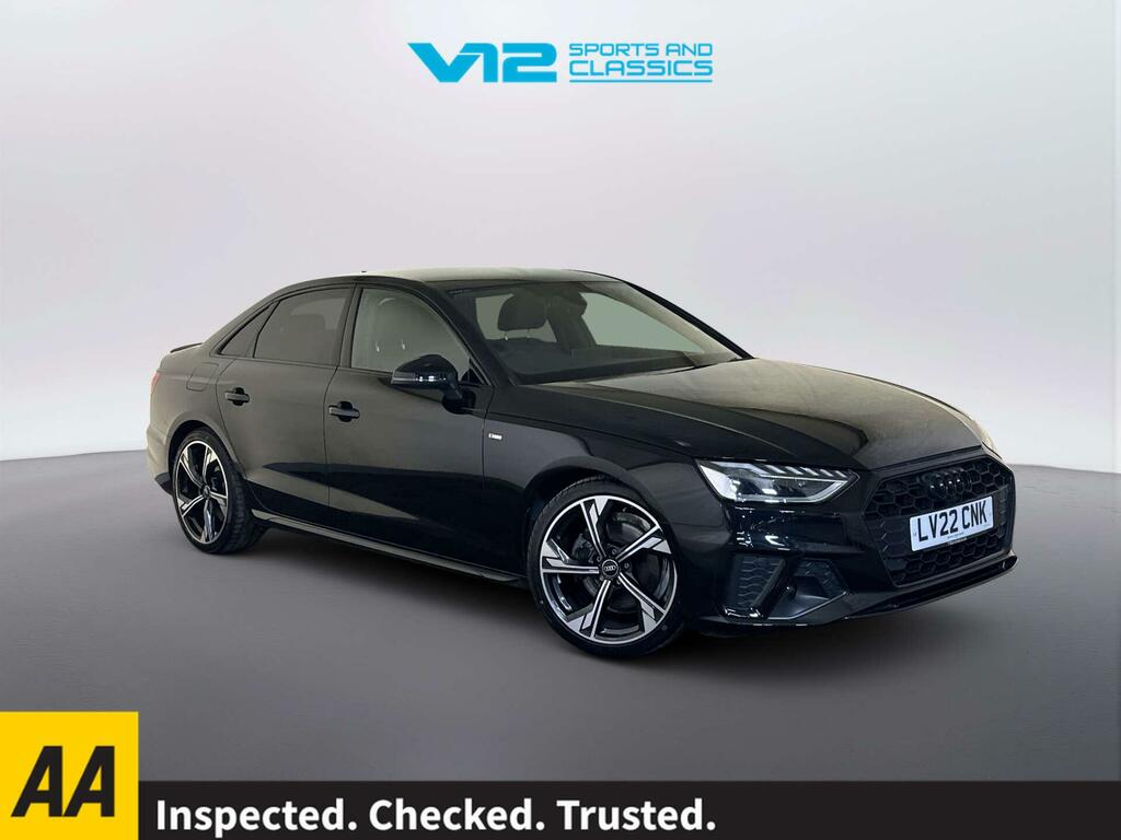 Audi A4 2.0 Tfsi 35 Black Edition Saloon S Tron Black