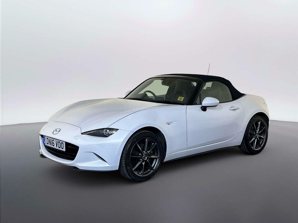 Mazda MX-5 2.0 Skyactiv-g Sport Nav Convertible Ma White #4