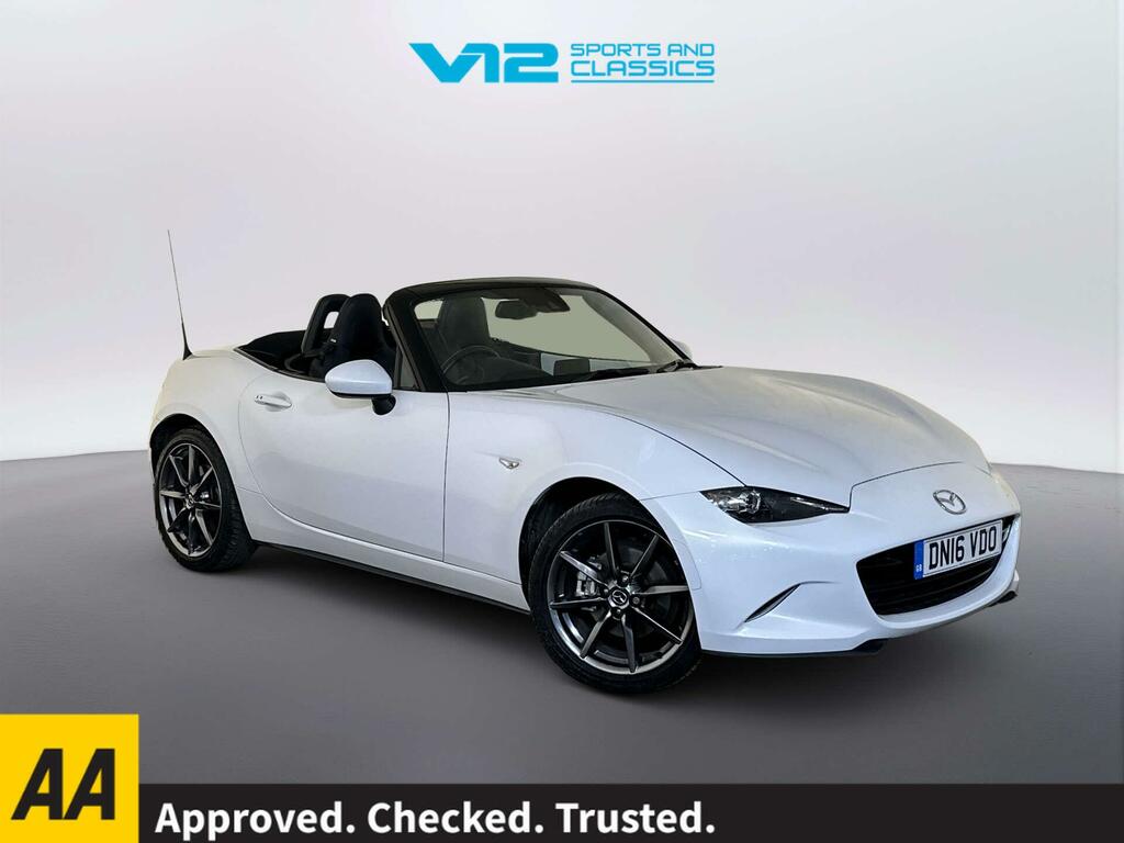 Mazda MX-5 2.0 Skyactiv-g Sport Nav Convertible Ma White