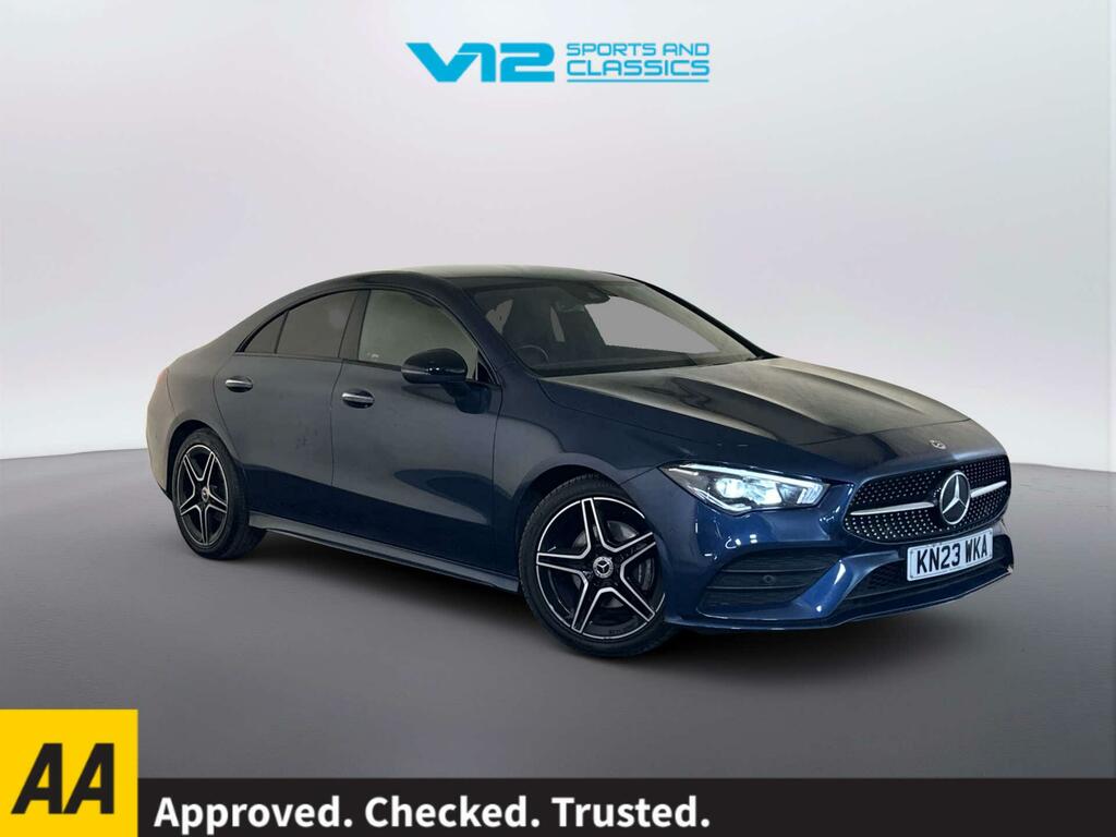 Mercedes-Benz CLA Class 1.3 Cla180 Amg Line Premium Coupe 7G- Blue