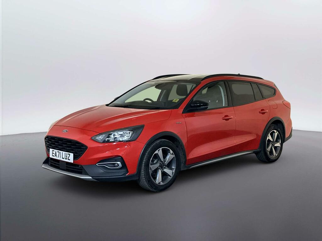 Ford Focus 1.0T Ecoboost Active Edition Estate Man EA71LUZ Red #4