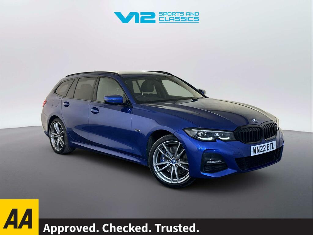 BMW 3 Series 2.0 330E 12Kwh M Sport Touring Plug-in Blue