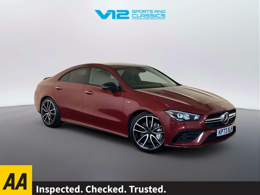 Mercedes-Benz CLA Class 2.0 Cla35h Mhev Amg Premium Coupe Hyb Red