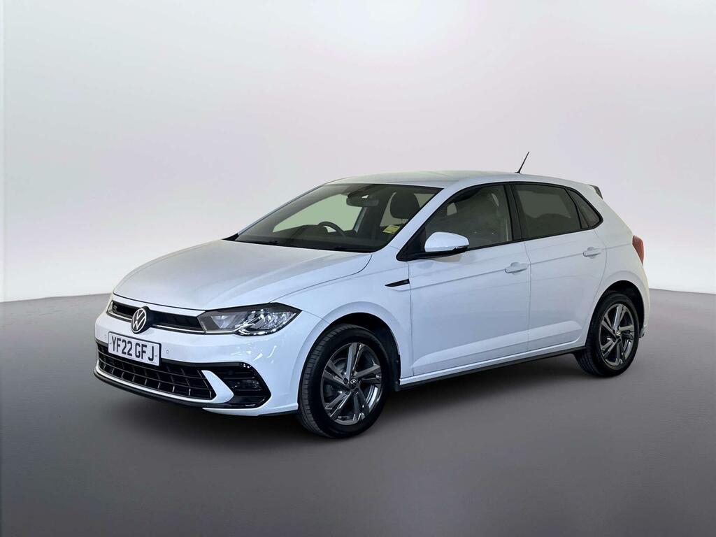 Volkswagen Polo 1.0 Tsi R-line Hatchback Euro 6 White #4
