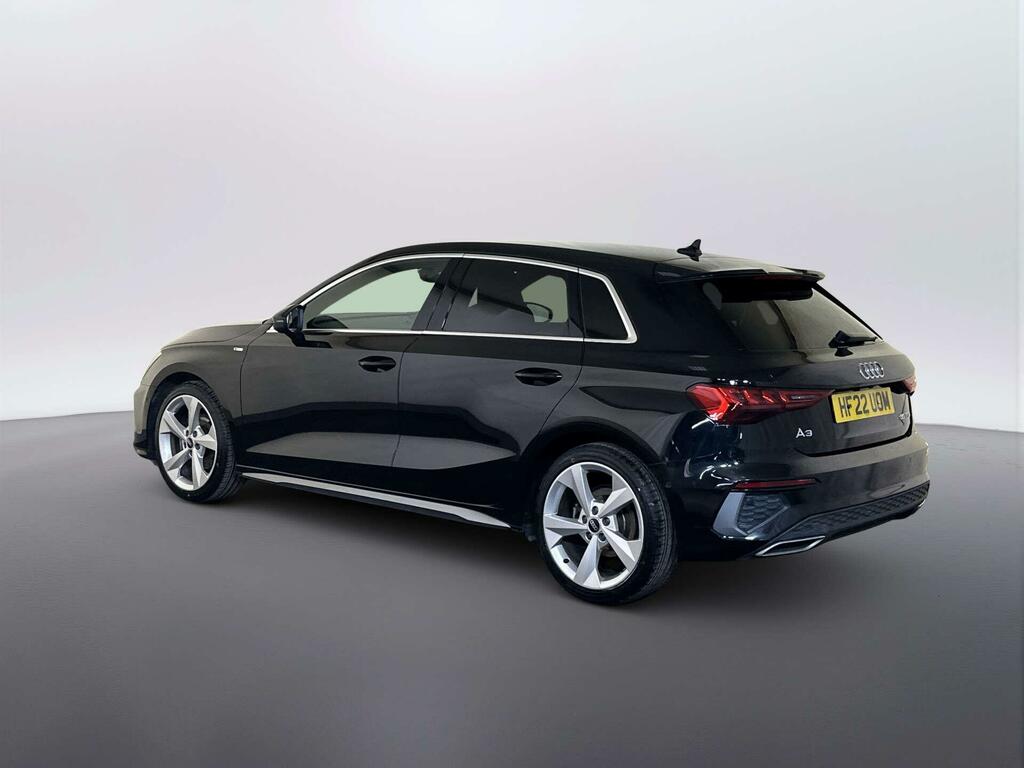 Audi A3 1.5 Tfsi 35 S Line Sportback Eur HF22UOM Black #6