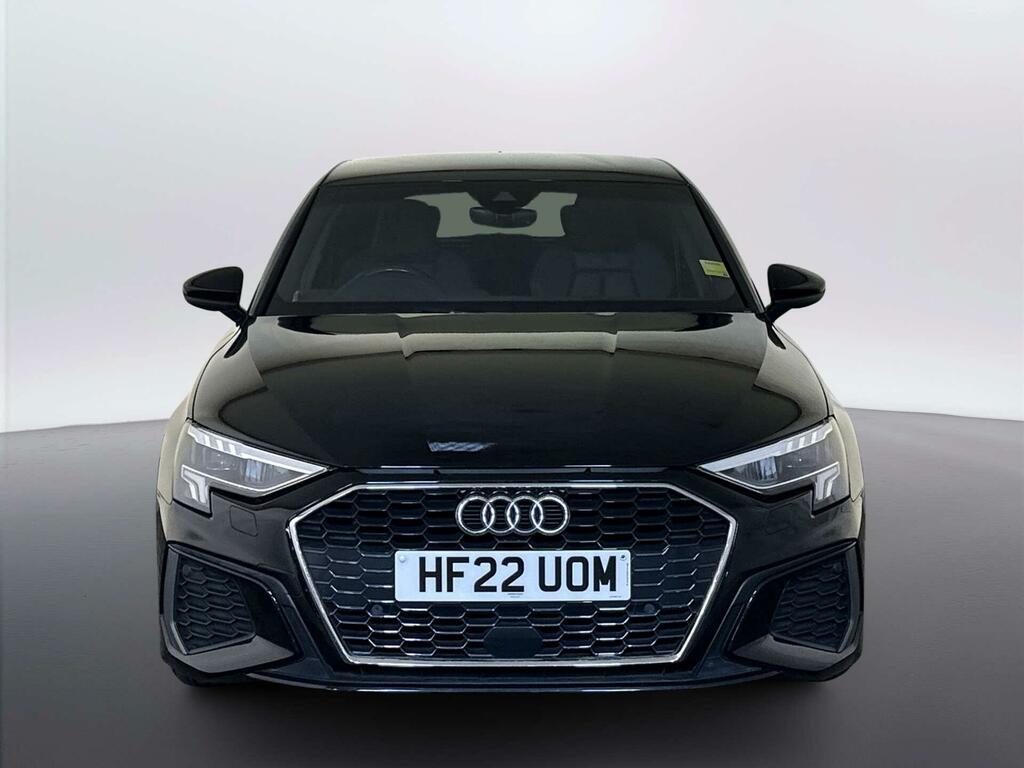 Audi A3 1.5 Tfsi 35 S Line Sportback Eur HF22UOM Black #3