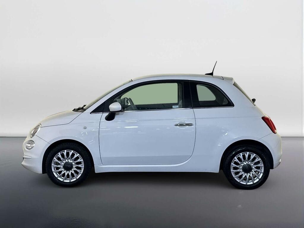 Fiat 500 1.2 Lounge Hatchback Dualogic Euro 6 S BX69WEC White #5
