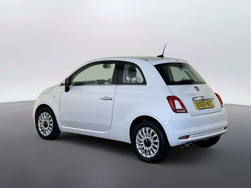 Fiat 500 1.2 Lounge Hatchback Dualogic Euro 6 S BX69WEC White #6