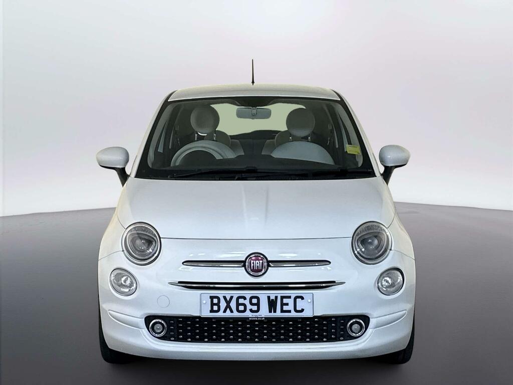 Fiat 500 1.2 Lounge Hatchback Dualogic Euro 6 S BX69WEC White #3