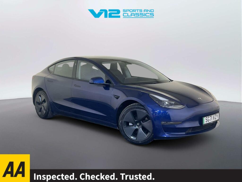 Tesla Model 3 Dual Motor Long Range Saloon 4 Blue