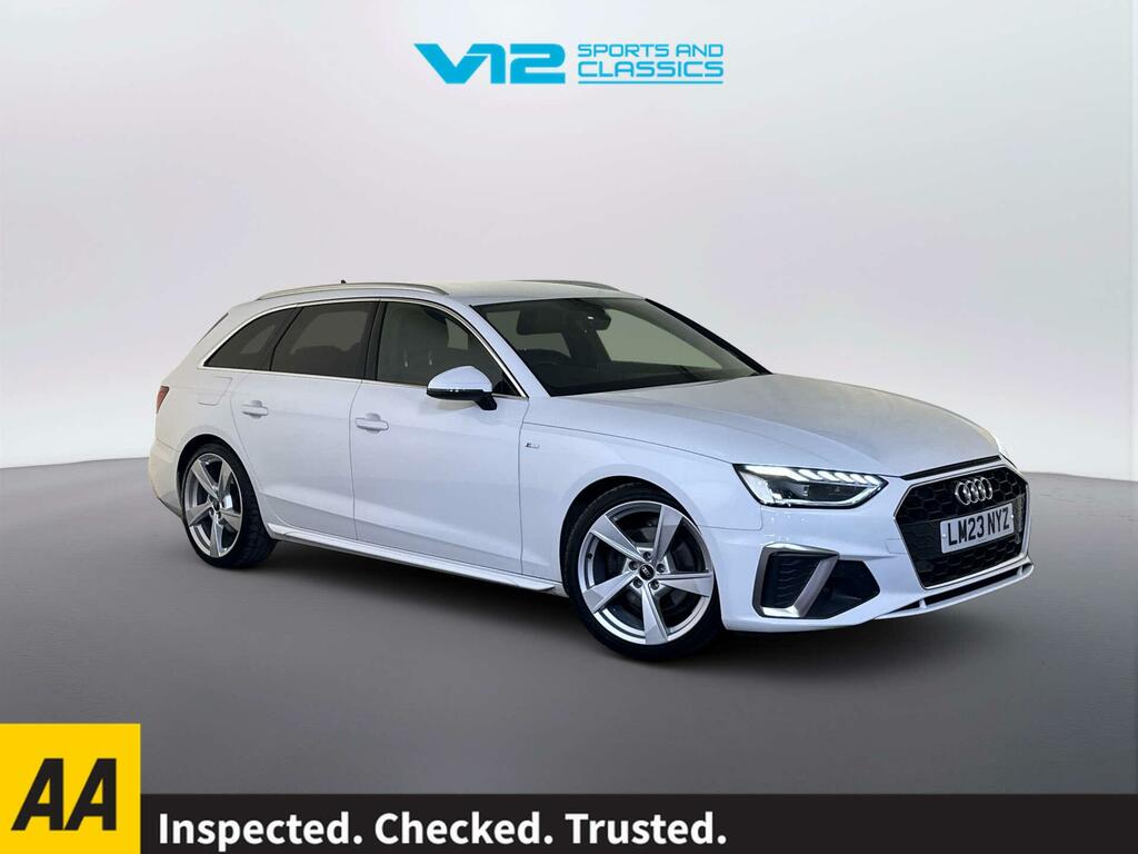 Audi A4 Avant 2.0 Tfsi 35 S Line Estate S Tronic Euro White