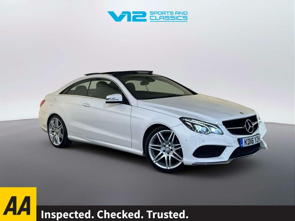 Mercedes-Benz E Class 2.1 E220d Amg Line Edition Coupe G-tron White
