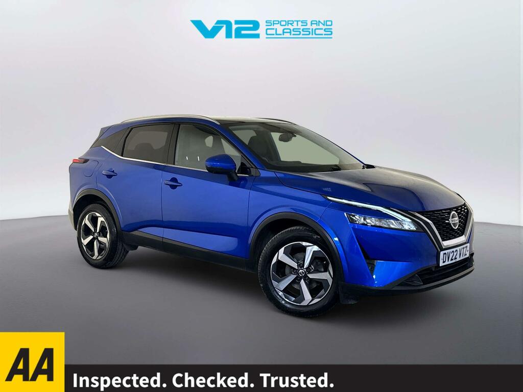 Nissan Qashqai 1.3 Dig-t Mhev N-connecta Suv Hybrid Ma Blue