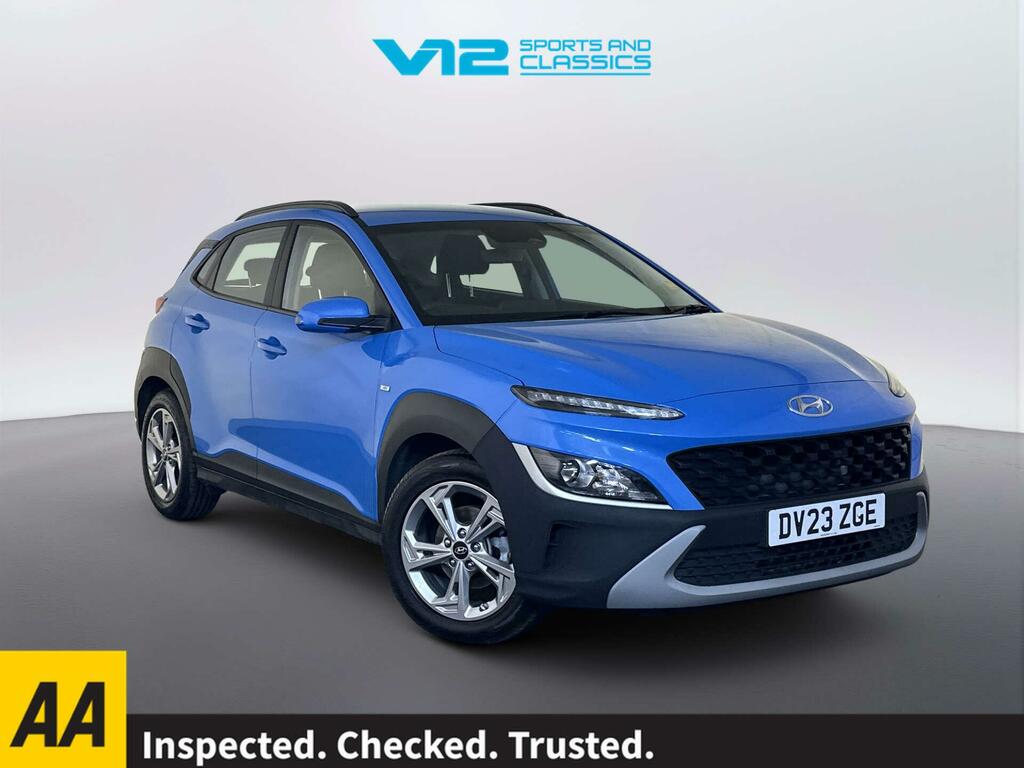 Hyundai Kona 1.0 T-gdi Mhev Se Connect Suv Hybrid Ma Blue
