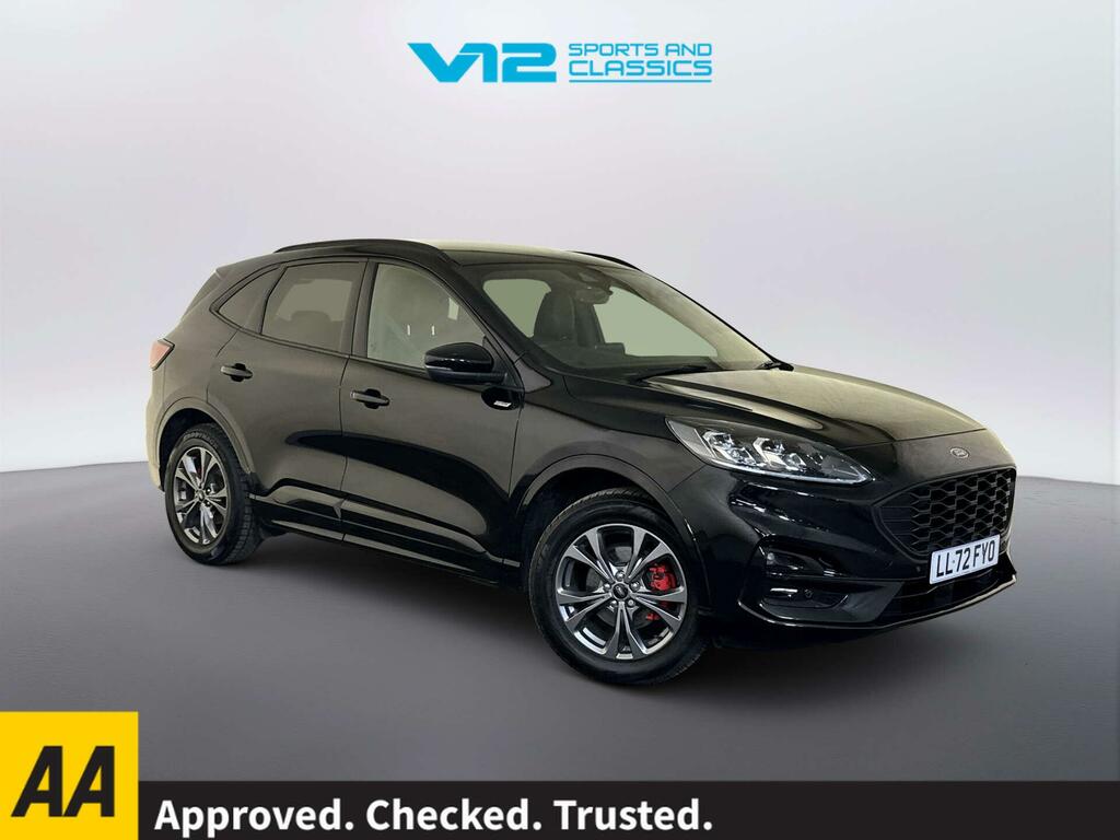 Ford Kuga 2.5 Ecoboost Duratec 14.4Kwh St-line Suv Petro Black