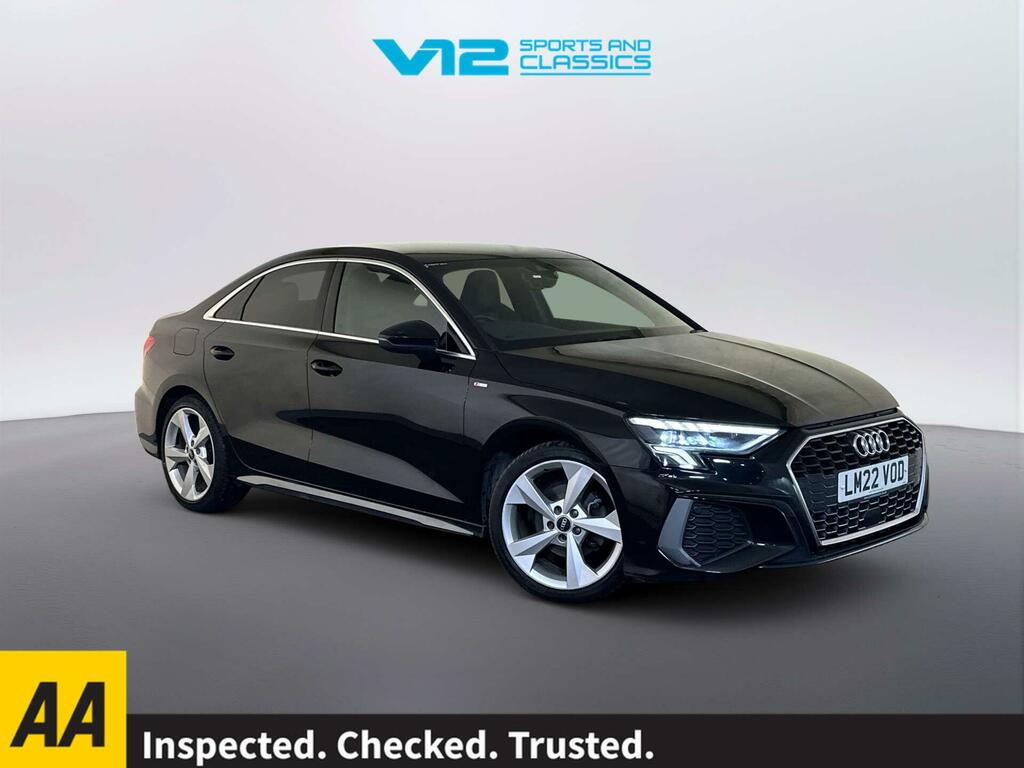 Audi A3 1.0 Tfsi 30 S Line Saloon S Tronic Euro Black