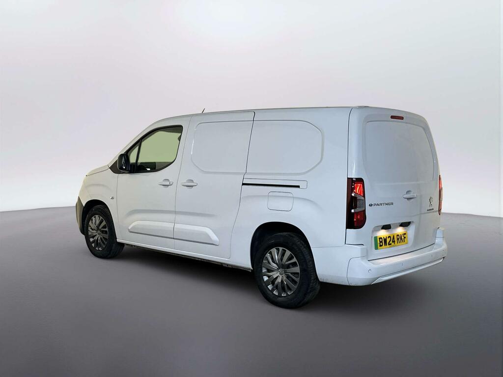 Peugeot E-Partner 750 50Kwh Asphalt Premium Long Panel Van 6Dr Ele White #6