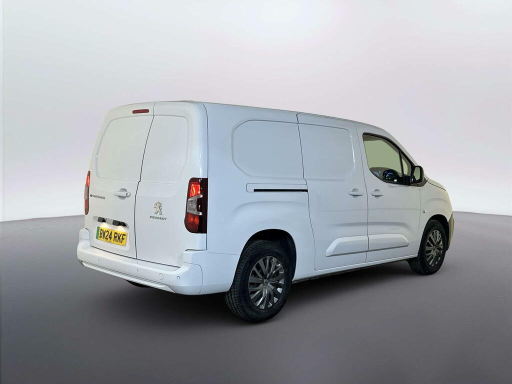 Peugeot E-Partner 750 52Kwh Asphalt Long Panel Van 6Dr White #9