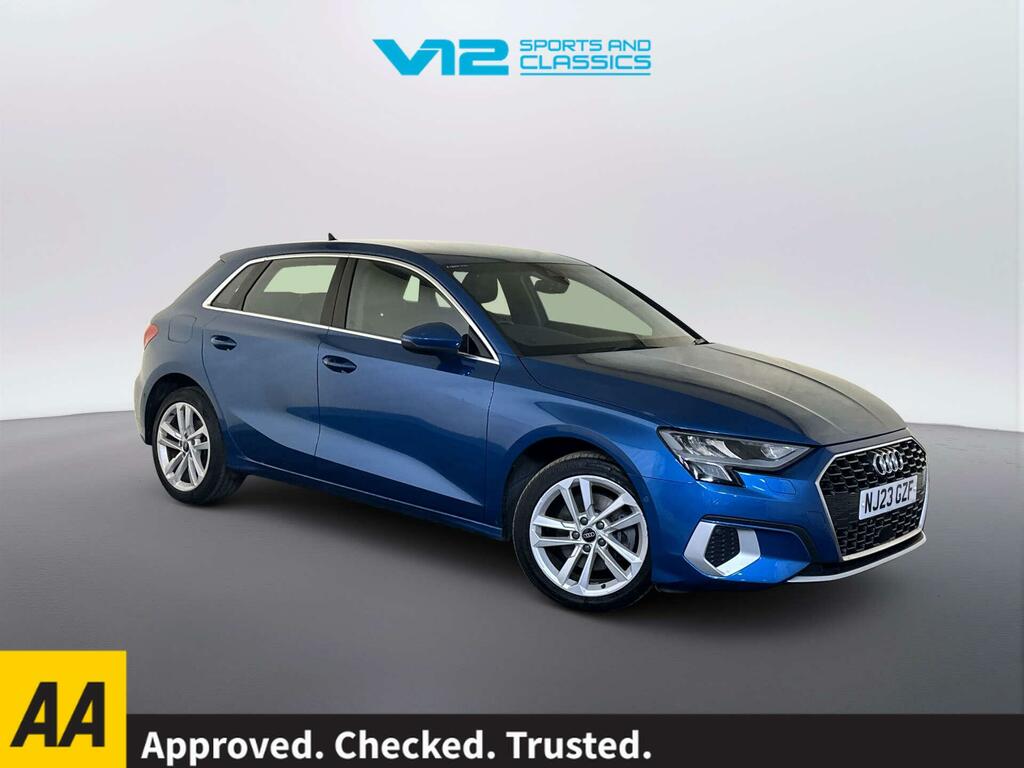 Audi A3 1.4 Tfsie 40 Sport Sportback Plug-in Hy Blue