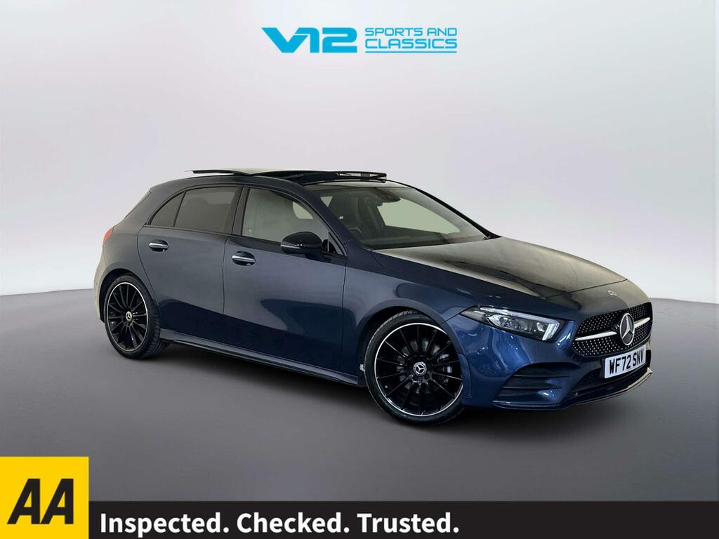 Mercedes-Benz A Class 2.0 A180d Amg Line Night Edition Premium Plus Ha WF72SNV Blue