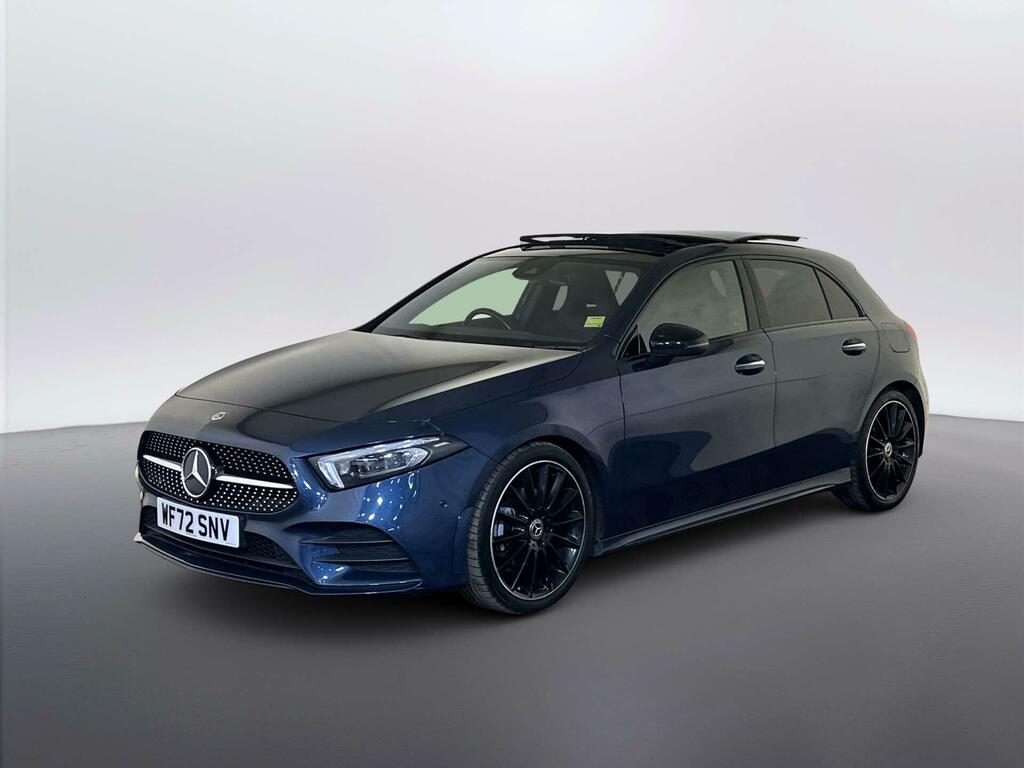 Mercedes-Benz A Class 2.0 A180d Amg Line Night Edition Premium Plus Ha WF72SNV Blue #4