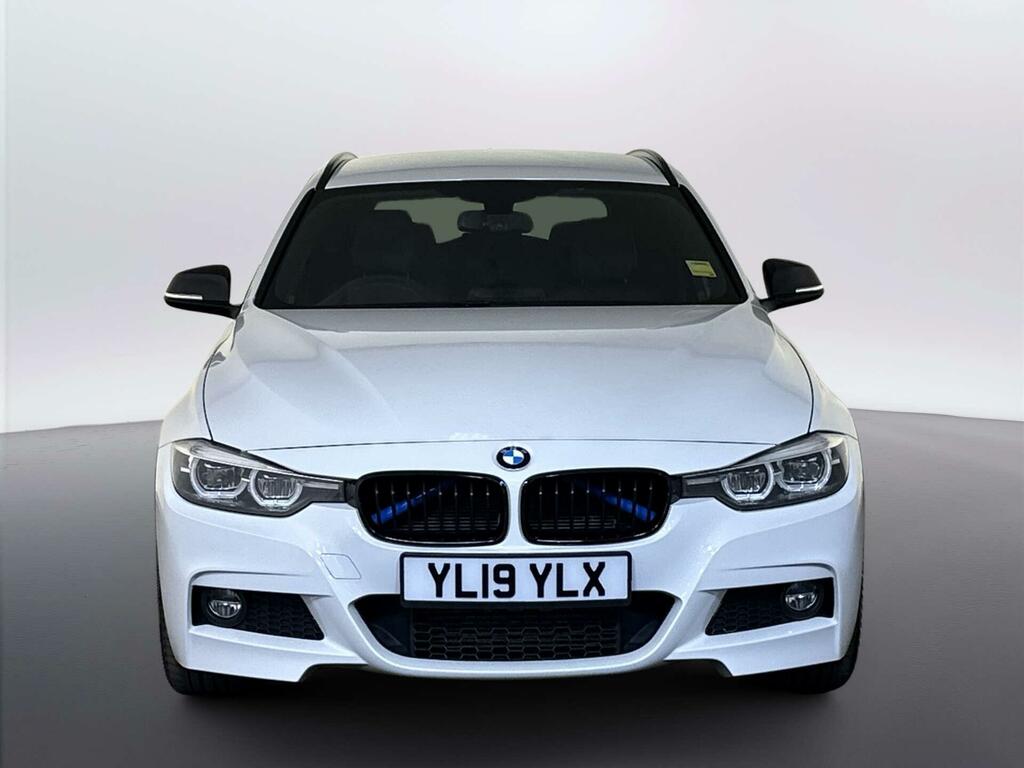 BMW 3 Series 2.0 320D M Sport Shadow Edition Touring White #3